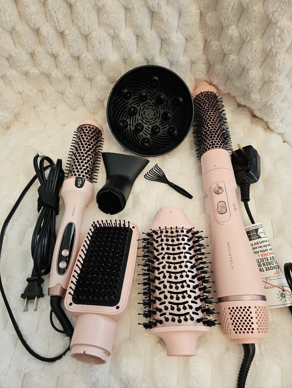 Wavytalk Pink Hair Tool Set